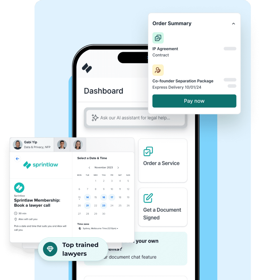 Access business legal support